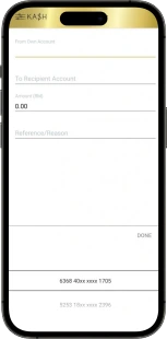 Input From Account, Targeted Account,  Amount, And Reason